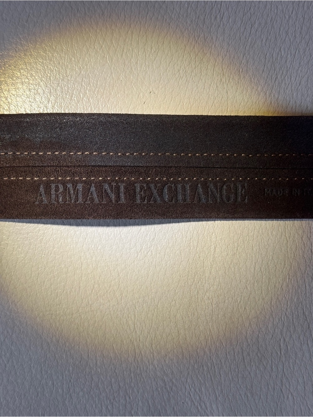 Armani Exchange beautiful Brown suede Belt